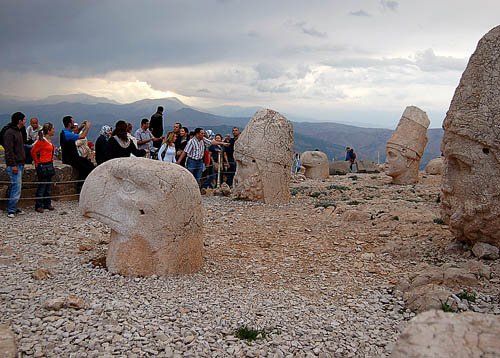 Monuments on Mount Nemrut in Commagene. Photo by Ferrell Jenkins.