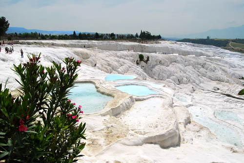 Limestone formations at Hierapolis. Photo by Ferrell Jenkins.