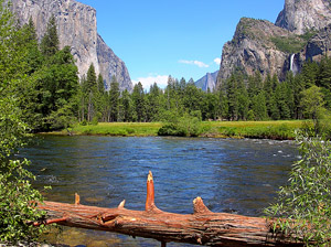 Yosemite Valley in Yosemite National Park. Photo by Ferrell Jenkins, June 27, 2005. BiblicalStudies.info.