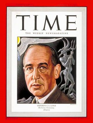 Time Magazine cover featuring C. S. Lewis. Sept. 8, 1947.